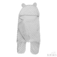 SW110-G: Grey Bubble Swaddle Wrap